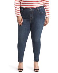 High Waist Ripped Fray Hem Skinny Jeans 