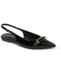 BERNESS - Chantal Pointed Toe Slingback Flat - Lyst