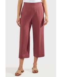 Matty M - Magnolia Linen Blend Culottes - Lyst