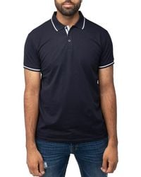 Xray Jeans - Pipe Trim Knit Polo - Lyst