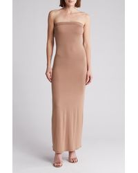 Go Couture - Strapless Maxi Dress - Lyst