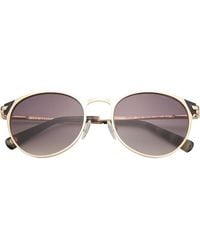 Ted Baker - 53Mm Round Sunglasses - Lyst