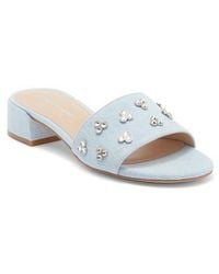 Stuart Weitzman - Tammy Crystal Slide Sandal - Lyst