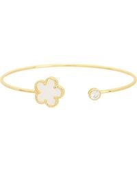 Juvell - Clover Bangle Bracelet - Lyst