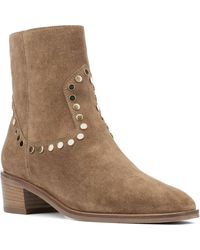 Aquatalia - Ronalda Waterproof Suede Bootie - Lyst