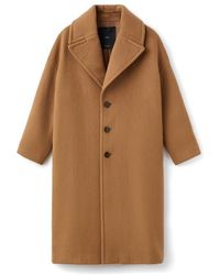 Mango - Lapel Manteco Wool Coat - Lyst