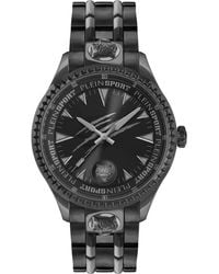 Philipp Plein - Lineman Three Hand Quartz Stainless Steel Bracelet Watch, 45Mm - Lyst