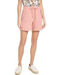 Andrew Marc - Twill Utility Pull-on Shorts - Lyst