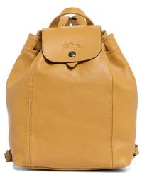 Longchamp - Le Pliage Leather Backpack - Lyst