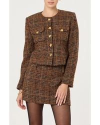 Astr - Kyleigh Tweed Jacket - Lyst