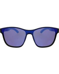 Hurley - 50Mm Square Shield Polarized Sunglasses - Lyst