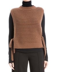 Max Studio - Mock Neck Sweater Vest - Lyst