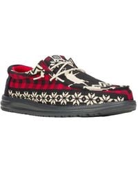 HEYDUDE - Wally Holiday Moc Toe Slip-On Shoe - Lyst