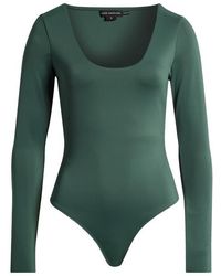 GOOD AMERICAN - Stretchy Scoop Neck Bodysuit - Lyst