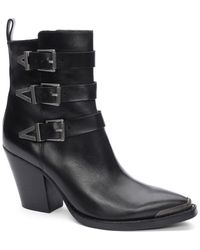 Ash - Edwin Triple Buckle Zip Bootie - Lyst
