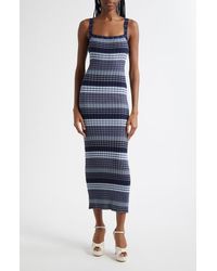 Ramy Brook - Cheval Stripe Sweater Dress - Lyst