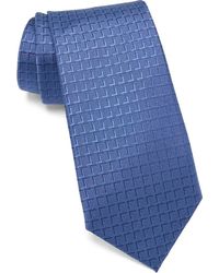Calvin Klein - Foster Grid Jacquard Tie - Lyst