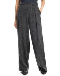 Max Studio - Soft Pleat Front Trousers - Lyst
