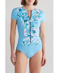 Next - Dohney Zip-up One-piece Swimsuit - Lyst