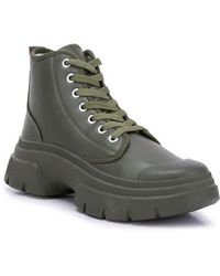 LONDON RAG - Roxane Chunky Combat Boot - Lyst