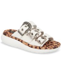 marc jacobs logo sport slide sandal