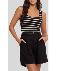 Blu Pepper - Stripe Knit Tank - Lyst