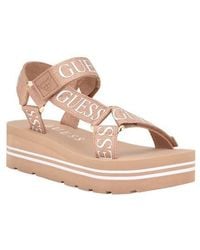 Guess - Avin Platform Sandal - Lyst