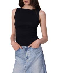 Rag & Bone - Luca Shirred Tank Top - Lyst