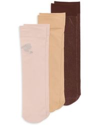 Nordstrom Rack - Assorted 3-Pack Sheer Anklet Socks - Lyst
