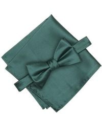Original Penguin - Textured Satin Bow Tie & Pocket Square Set - Lyst
