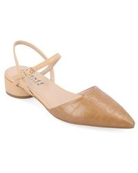 Journee Collection - Brynn Croc Embossed Pump - Lyst