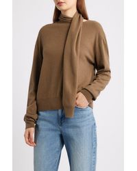 Rails - Cortina Scarf Neck Wool & Cashmere Sweater - Lyst