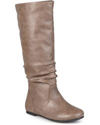 Journee Collection - Journee Jayne Ruched Tall Boot - Lyst