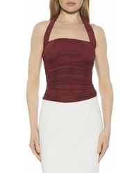 Alexia Admor - Luca Halter Square Neck Top - Lyst