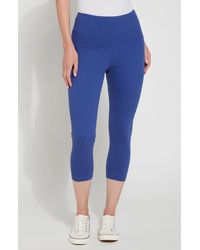 Lyssé - Denim Capri Crop Leggings - Lyst