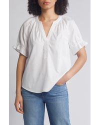 Wit & Wisdom - Split Neck Top - Lyst