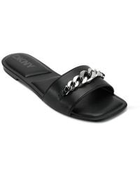 DKNY - Dania Slide Sandal - Lyst