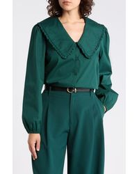 Gemma  Jane - Peter Pan Collar Top - Lyst