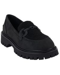 Good Choice New York - Vince Faux Shearling Lug Sole Platform Loafer - Lyst