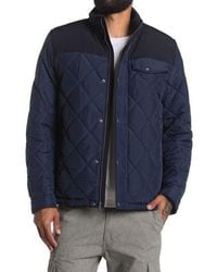 Cole Haan - Diamond Quilted Wool Jacket - Lyst