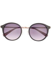 Ted Baker - 51Mm Round Sunglasses - Lyst