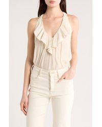 Ramy Brook - Nellie Ruffle Sleeveless Top - Lyst