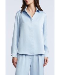 BCBGMAXAZRIA - Washer Relaxed Button-Up Shirt - Lyst