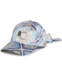 Kurt Geiger - Denim Paisley Tieback Baseball Cap - Lyst