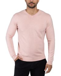 Xray Jeans - V-Neck Ribbed Knit Sweater - Lyst