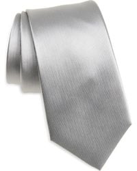 Duchamp - Solid Silk Tie - Lyst
