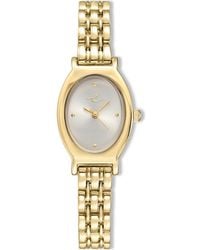 Ettika - Classic Oval Dial Two-Tone Bracelet Watch - Lyst