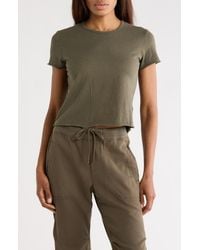 James Perse - Shrunken Tee - Lyst