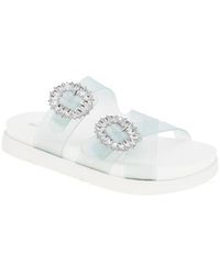 BCBGeneration - Jia Rhinestone Slide Sandal - Lyst