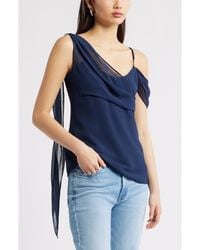 Open Edit - Drape Scarf Top - Lyst